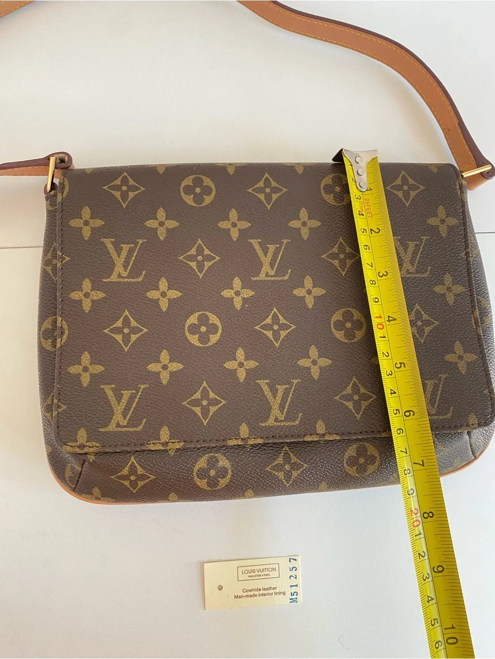 Louis Vuitton Inspired Musette Tango Monogram Shoulder Bag